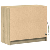 Credenza con LED Rovere Sonoma 72x34x61 cm in Legno Multistrato 852175
