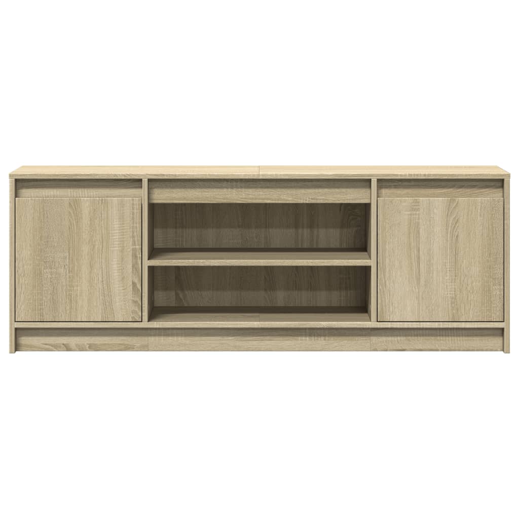 Mobile Porta TV con LED-Mobile per TV-Credenza TV Rovere Sonoma 139,5x34x50 cm Truciolato