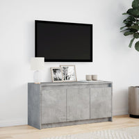 Mobile Porta TV con LED Grigio Cemento 100x34x50 cm Truciolato 852211
