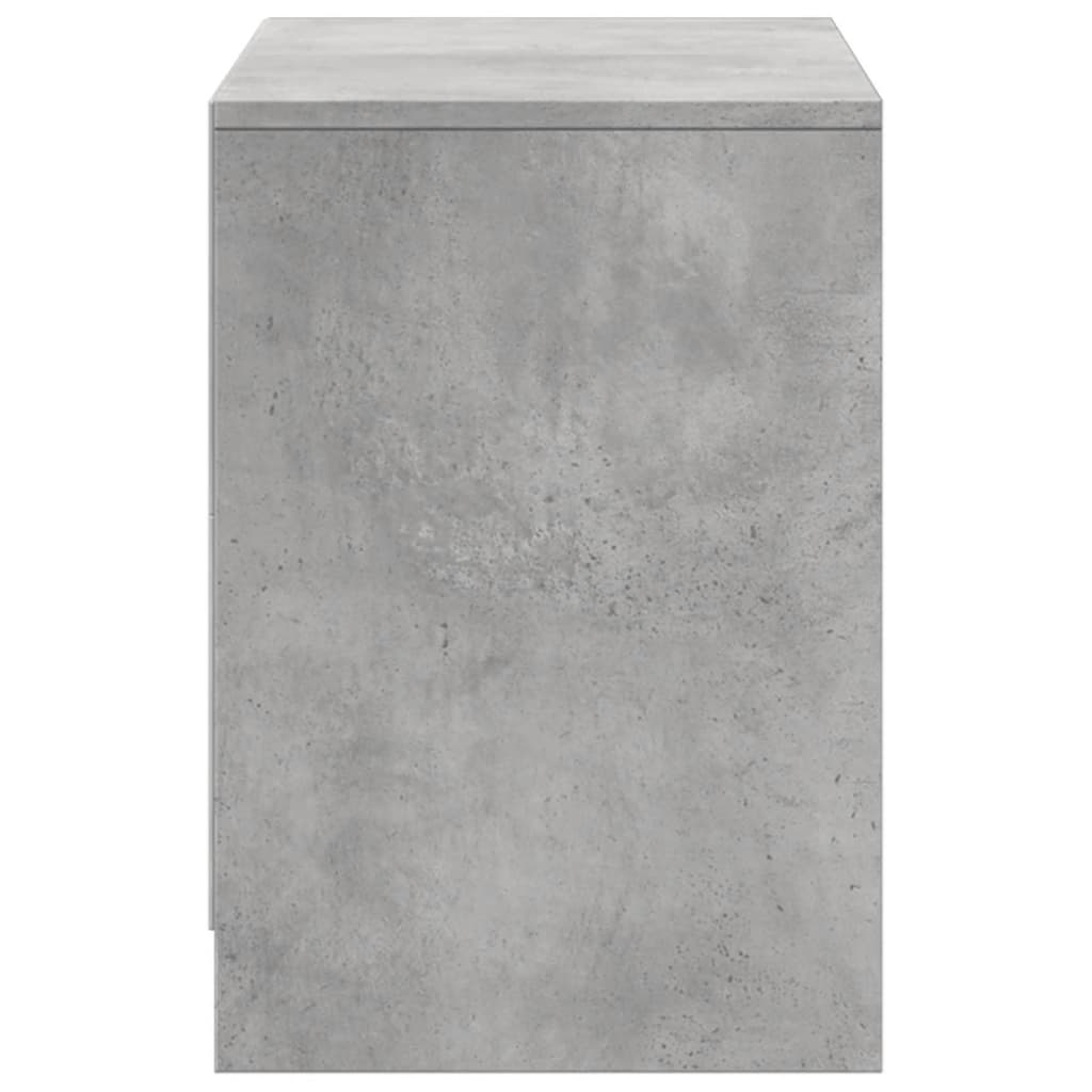 Mobile Porta TV con LED Grigio Cemento 100x34x50 cm Truciolato 852211