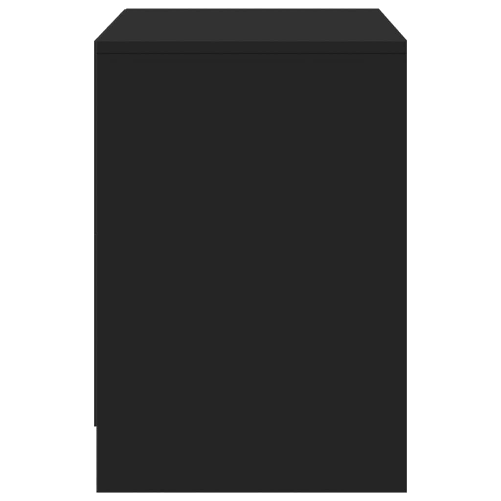 Mobile Porta TV con LED-Mobile per TV-Credenza TV Nero 100x34x50 cm in Truciolato 114601