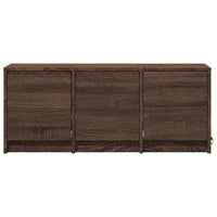 Mobile Porta TV con LED Rovere Marrone 97x34x40 cm Truciolato 852242