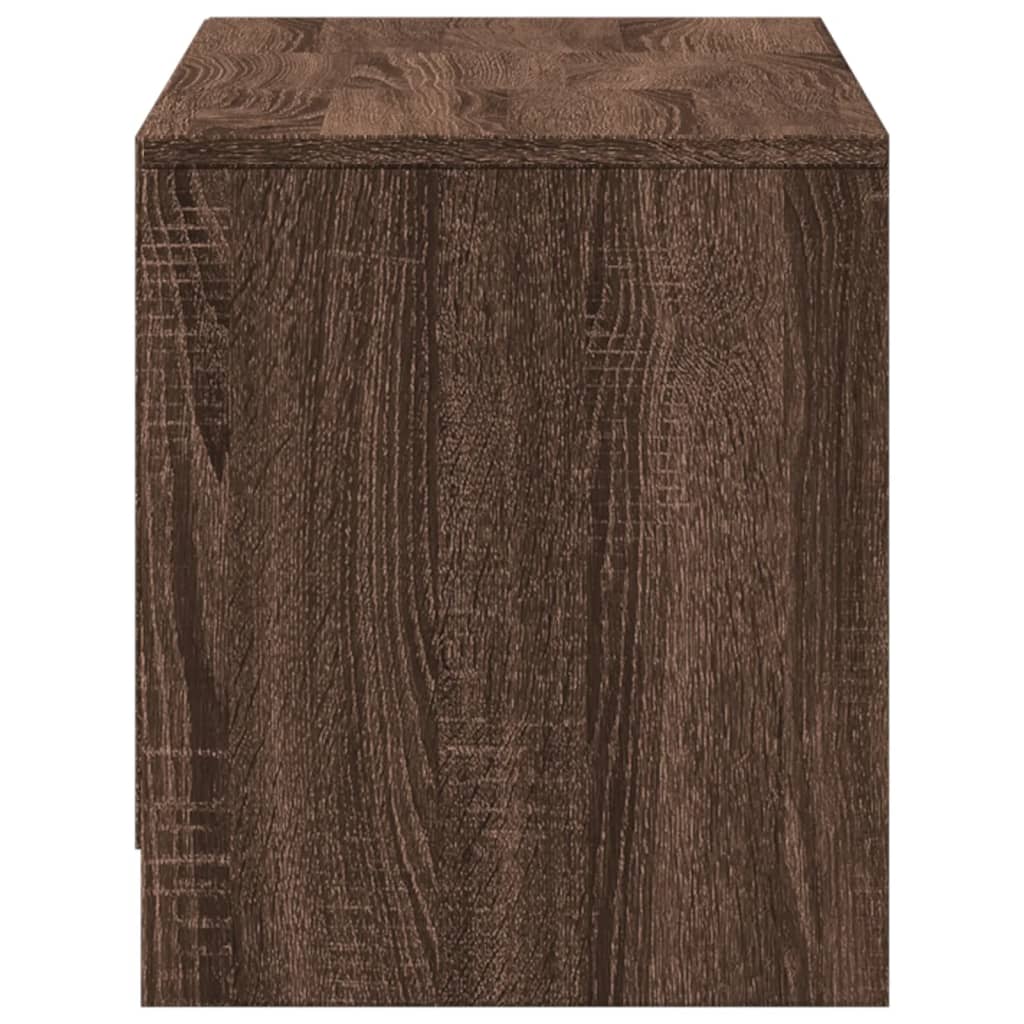 Mobile Porta TV con LED-Mobile per TV-Credenza TV Rovere Marrone 97x34x40 cm Truciolato