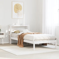 vidaXL Letto senza Materasso Bianco 90x190 cm in Legno Massello Pino