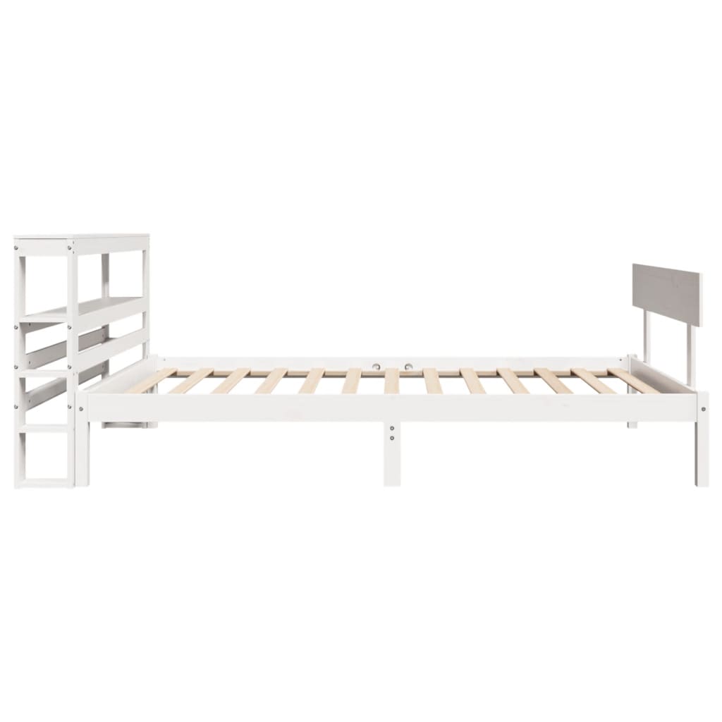 vidaXL Letto senza Materasso Bianco 90x190 cm in Legno Massello Pino