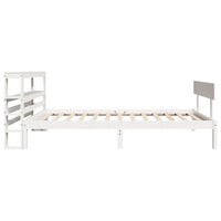 vidaXL Letto senza Materasso Bianco 90x190 cm in Legno Massello Pino