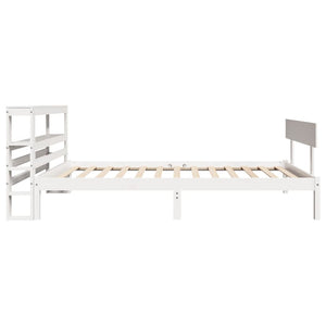 vidaXL Letto senza Materasso Bianco 90x190 cm in Legno Massello Pino