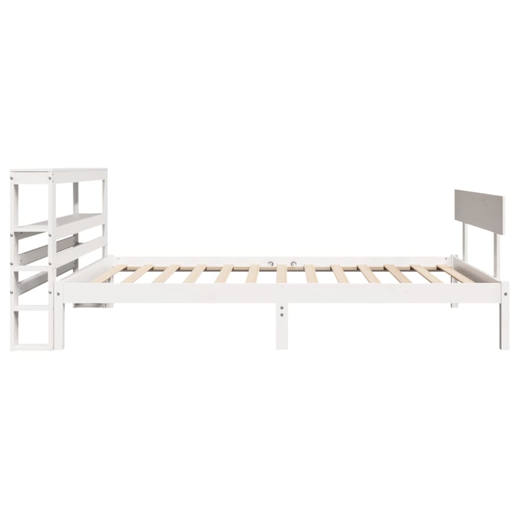 vidaXL Letto senza Materasso Bianco 90x200 cm Legno Massello di Pino