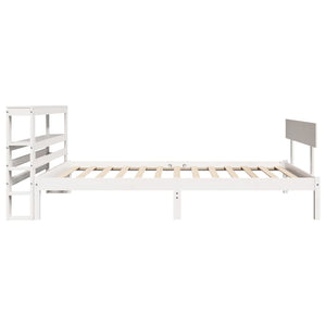 vidaXL Letto senza Materasso Bianco 90x200 cm Legno Massello di Pino