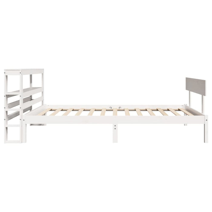 vidaXL Letto senza Materasso Bianco 90x200 cm Legno Massello di Pino