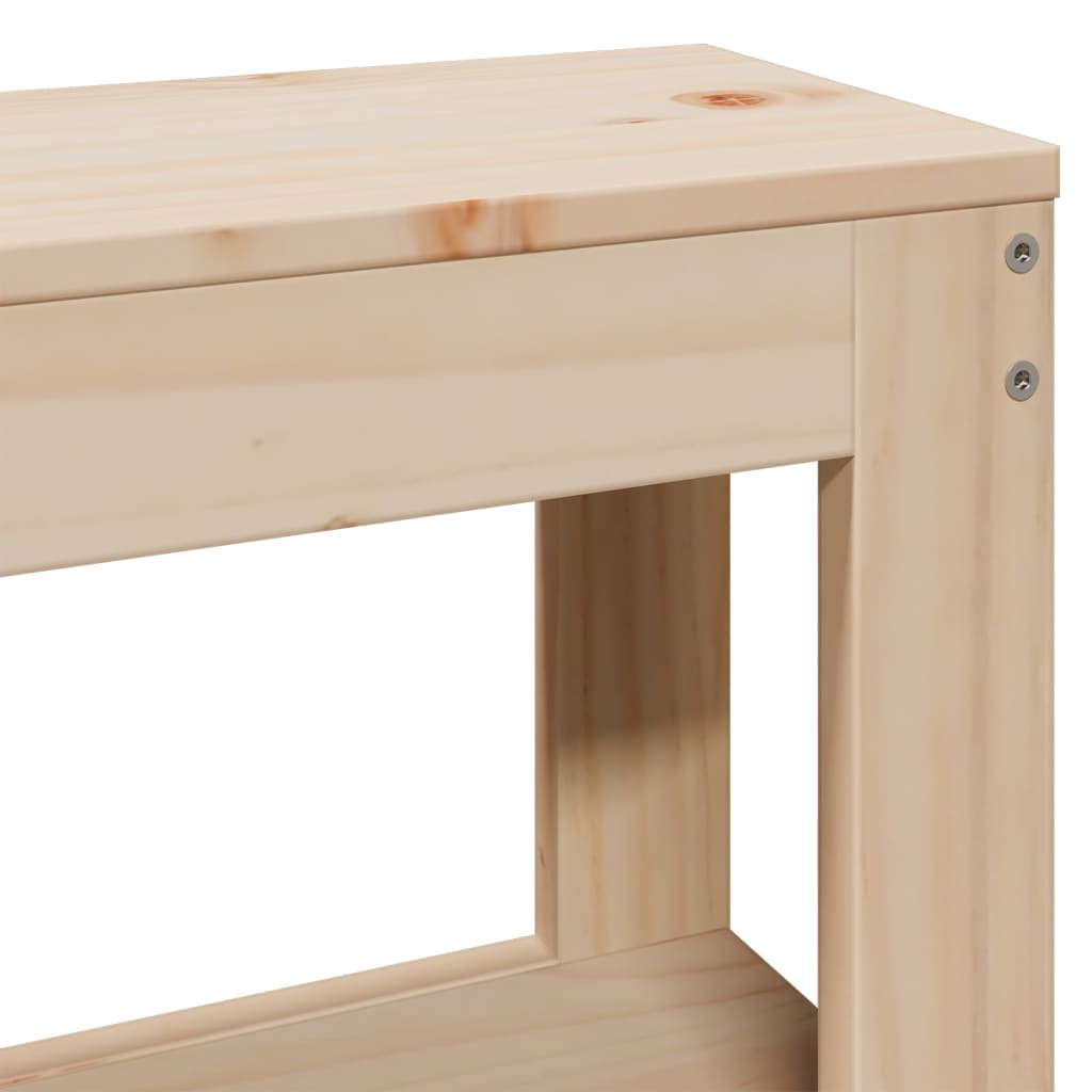 Letto senza Materasso 135x190 cm in Legno Massello di Pino 3305816