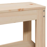 Letto senza Materasso 135x190 cm in Legno Massello di Pino 3305816