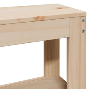 Letto senza Materasso 135x190 cm in Legno Massello di Pino 3305816