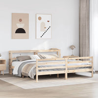 Letto senza Materasso 180x200 cm in Legno Massello di Pino 3305832