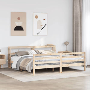 Letto senza Materasso 180x200 cm in Legno Massello di Pino 3305832