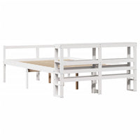 vidaXL Letto Anziani con Testiera Bianco 120x200cm Legno Massello Pino