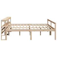 vidaXL Letto per Anziani con Testiera 180x200 cm Legno Massello Pino