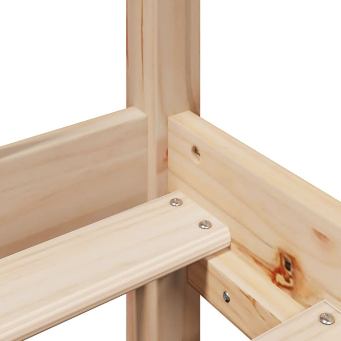 Giroletto senza Materasso 100x200 cm in Legno Massello di Pino 3305900