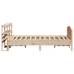 Letto senza Materasso 160x200 cm in Legno Massello di Pino 3306219
