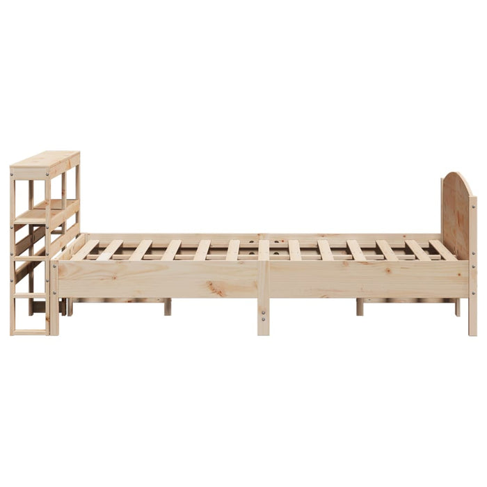 Letto senza Materasso 160x200 cm in Legno Massello di Pino 3306219