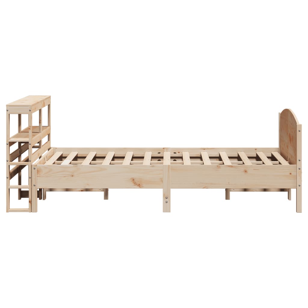 Letto senza Materasso 135x190 cm in Legno Massello di Pino 3306234