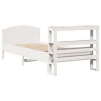 vidaXL Letto senza Materasso Bianco 90x190 cm in Legno Massello Pino