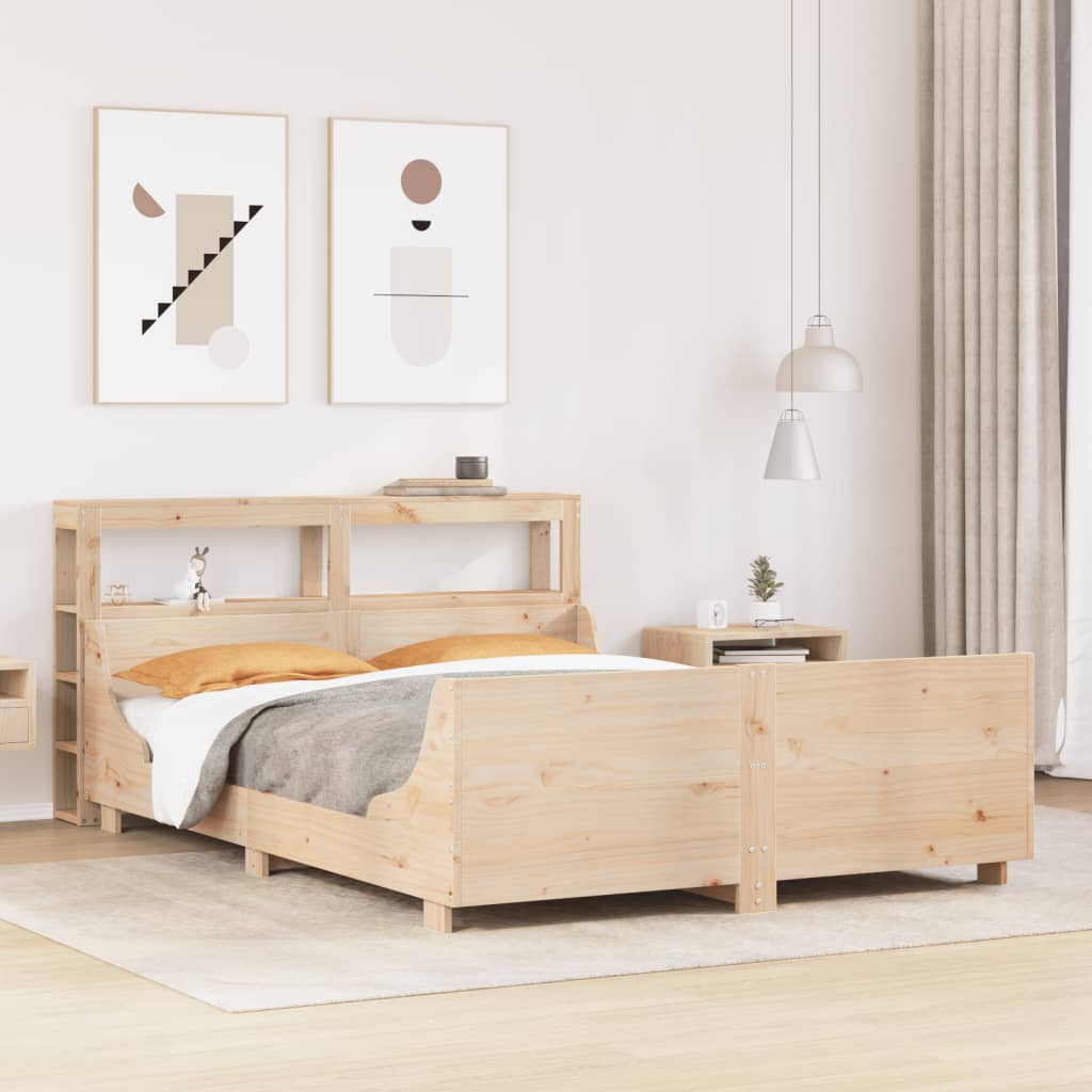 Letto senza Materasso 160x200 cm in Legno Massello di Pino 3306453