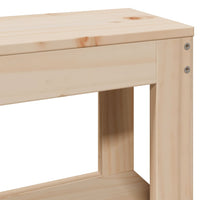 Giroletto senza Materasso 100x200 cm in Legno Massello di Pino 3306465