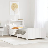 vidaXL Letto senza Materasso Bianco 90x200 cm Legno Massello di Pino