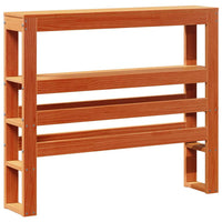 Letto senza Materasso Marrone Cera 75x190 cm in Legno di Pino