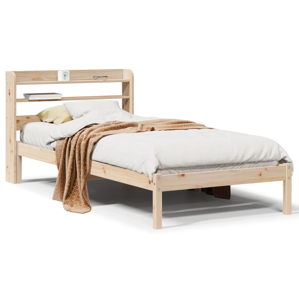 Letto senza Materasso 90x190 cm in Legno Massello di Pino 3306527