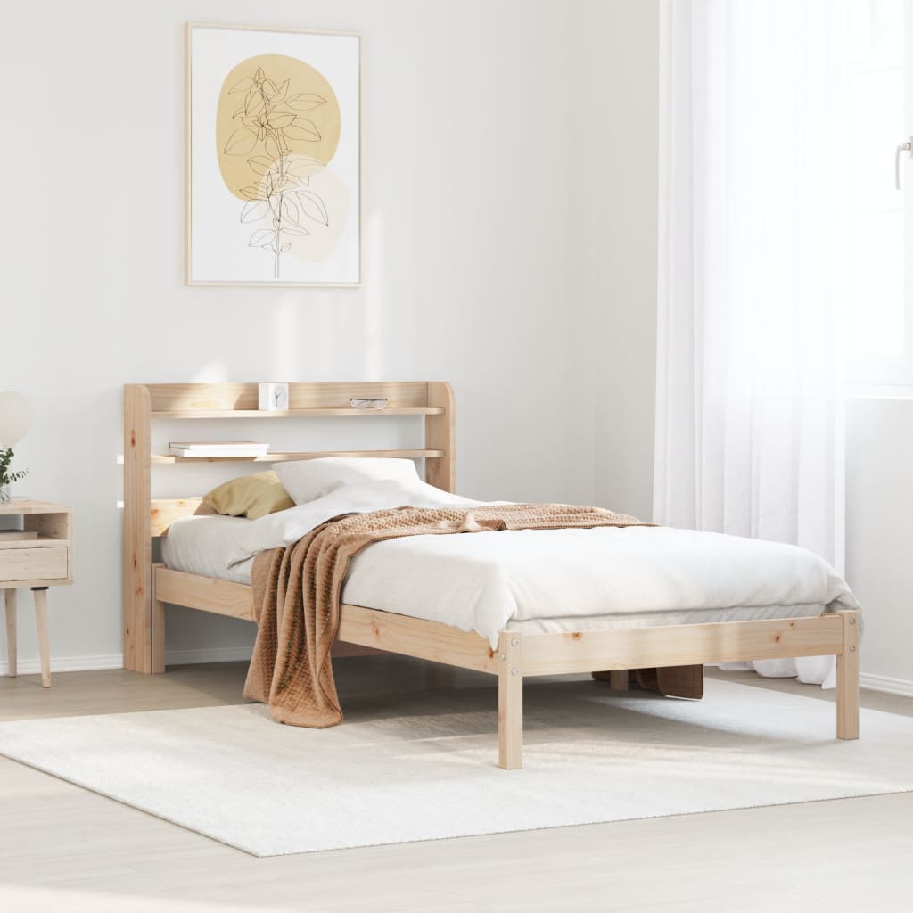 Letto senza Materasso 90x190 cm in Legno Massello di Pino 3306527