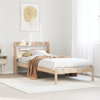 Letto senza Materasso 90x190 cm in Legno Massello di Pino 3306527