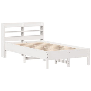 Letto senza Materasso Bianco 90x200 cm Legno Massello di Pino 3306898