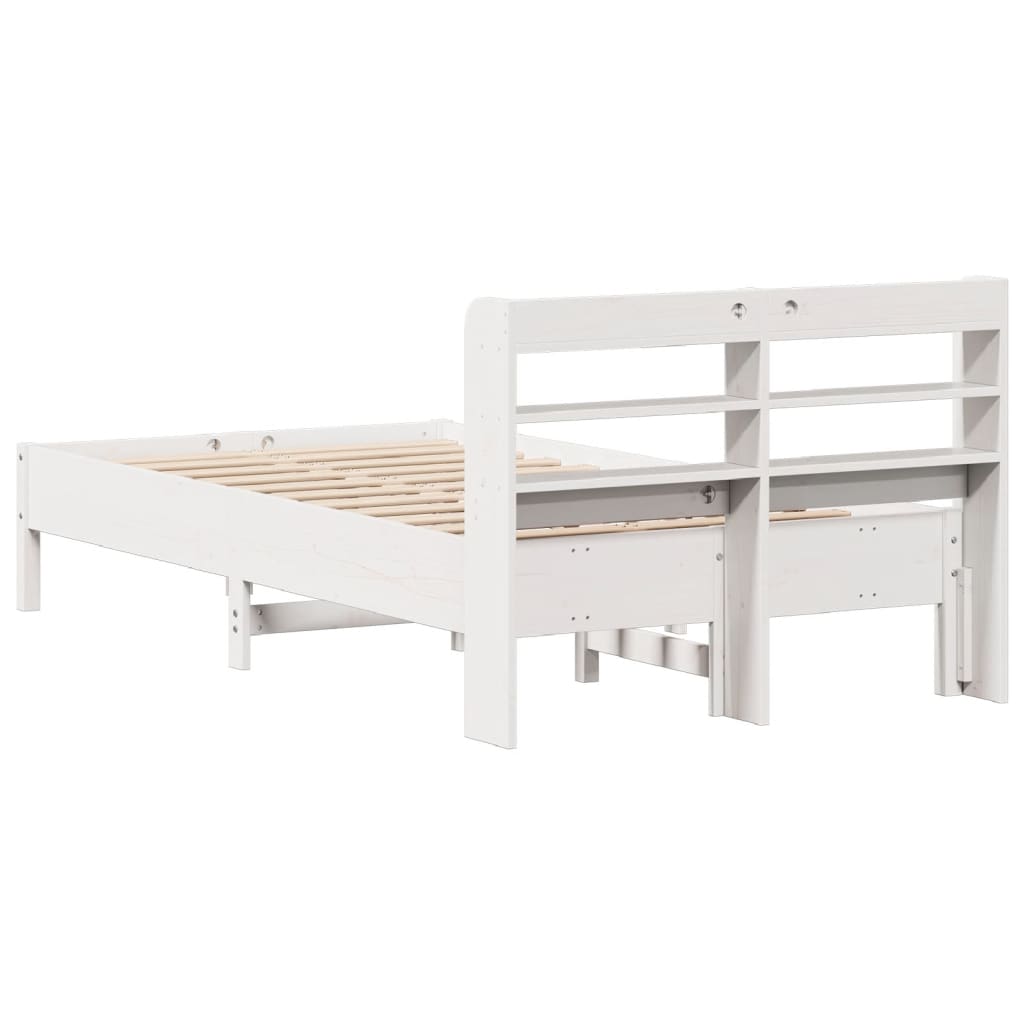 Letto senza Materasso Bianco 90x200 cm Legno Massello di Pino 3306898