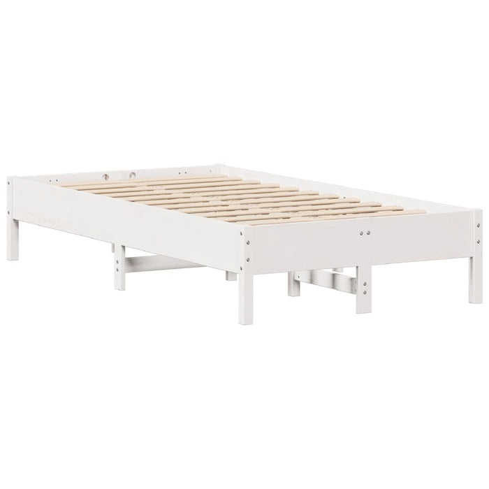 Letto senza Materasso Bianco 90x200 cm Legno Massello di Pino 3306898