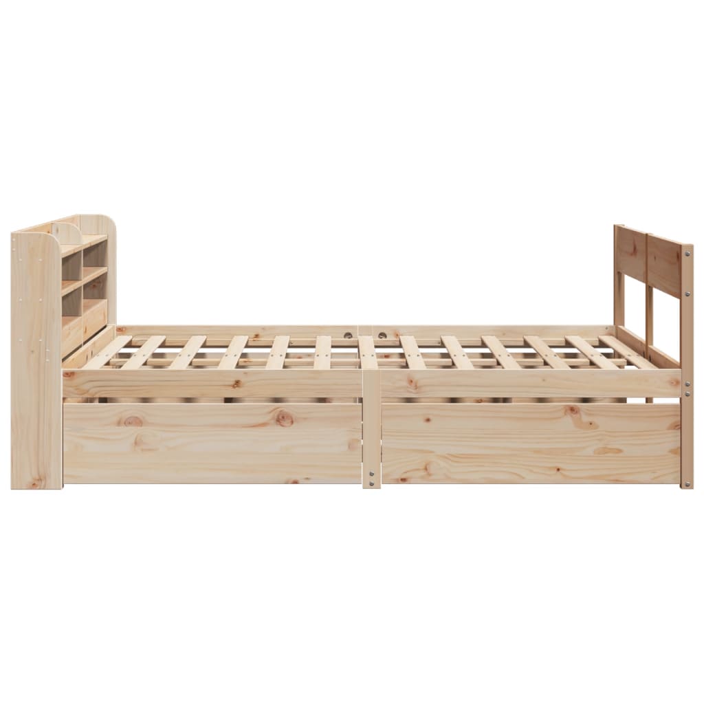 Letto senza Materasso 160x200 cm in Legno Massello di Pino 3307116