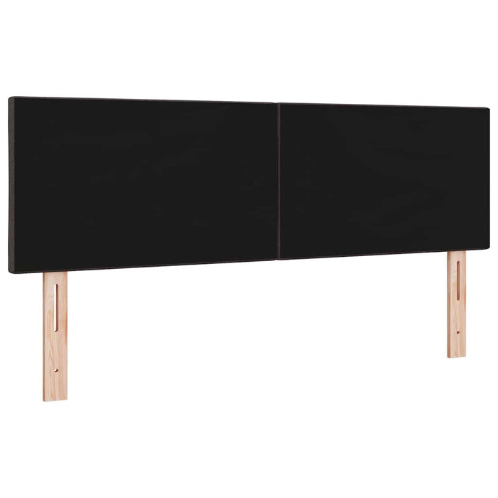 Testiera con luci a strisce a LED Marrone 144 cm Tessuto 3338216