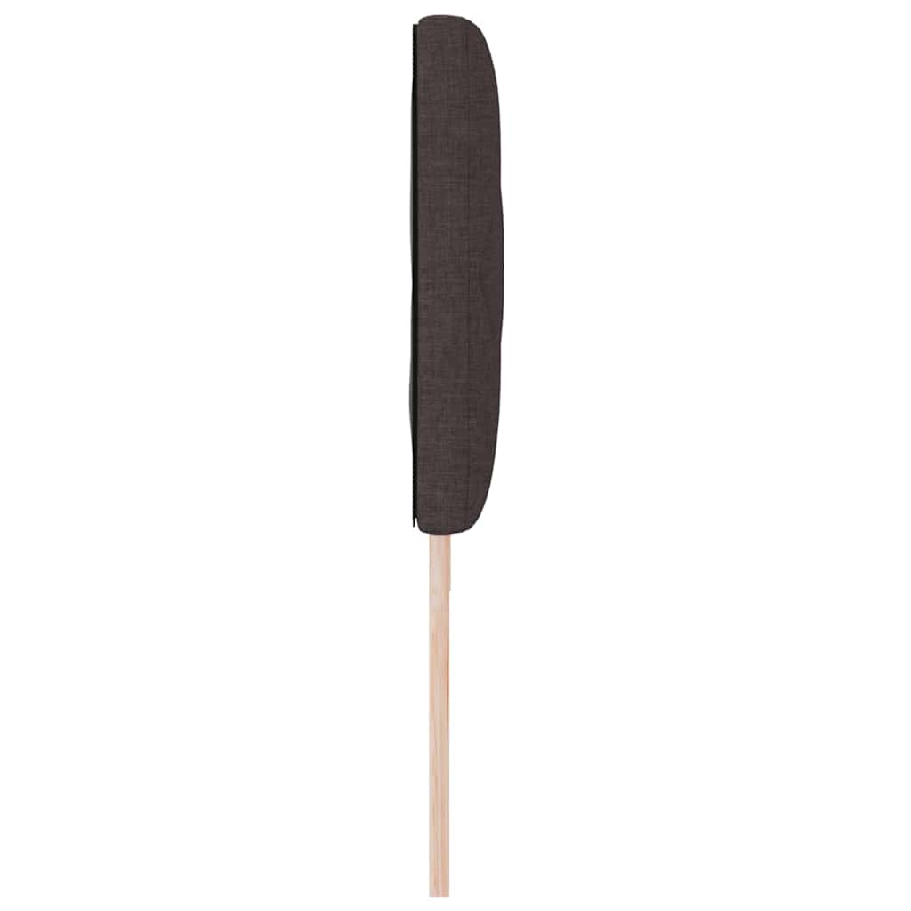 Testiera con luci a strisce a LED Marrone 180 cm Tessuto 3338242