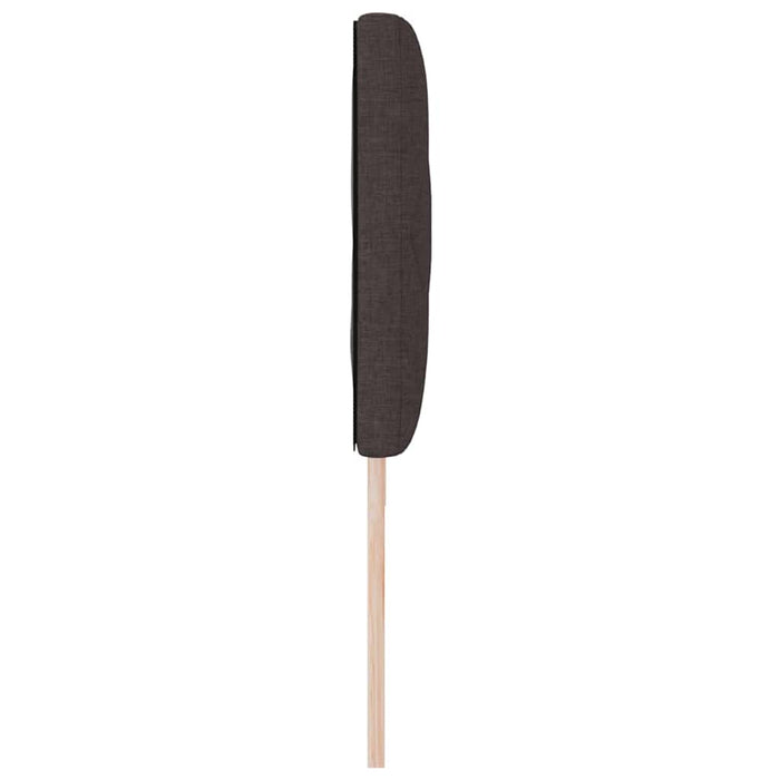 Testiera con luci a strisce a LED Marrone 180 cm Tessuto 3338242