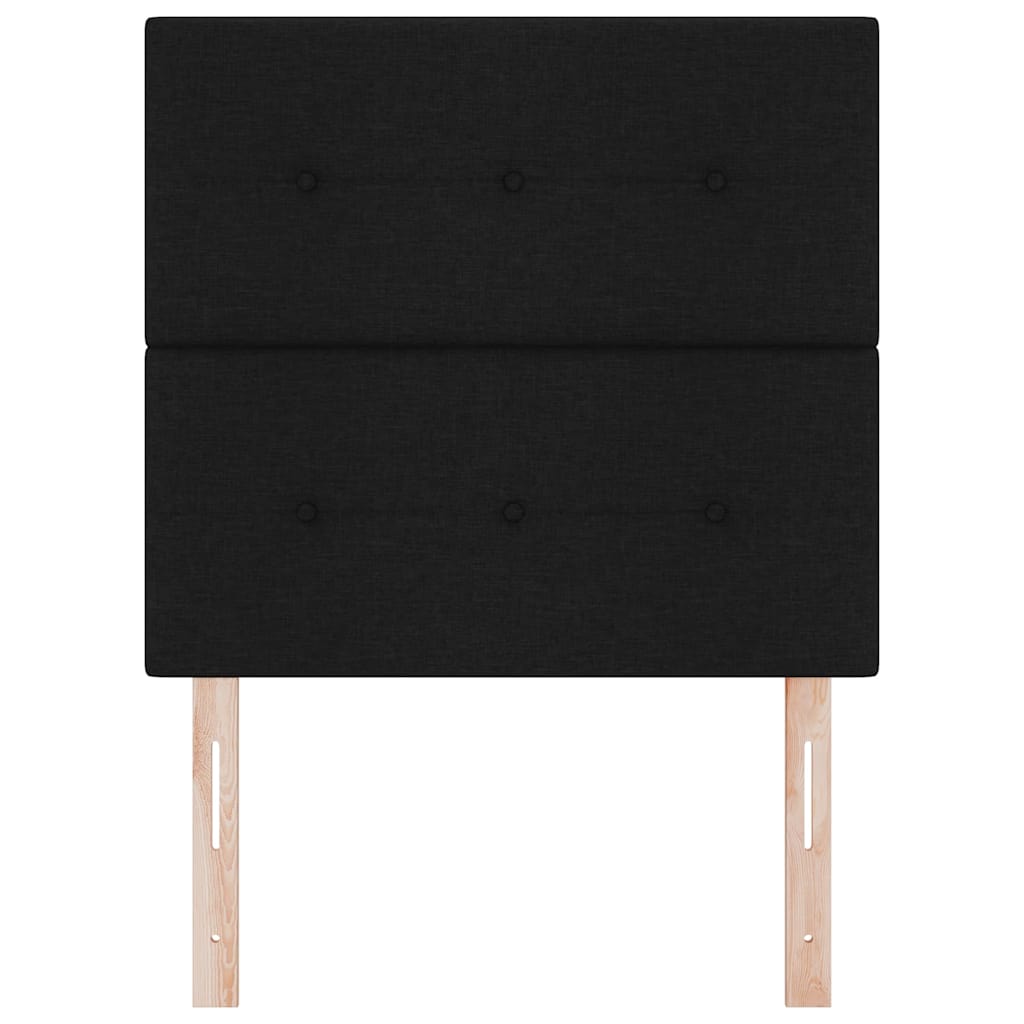 Testiera LED con luci a strisce a LED Nero 100 cm Tessuto 3338412