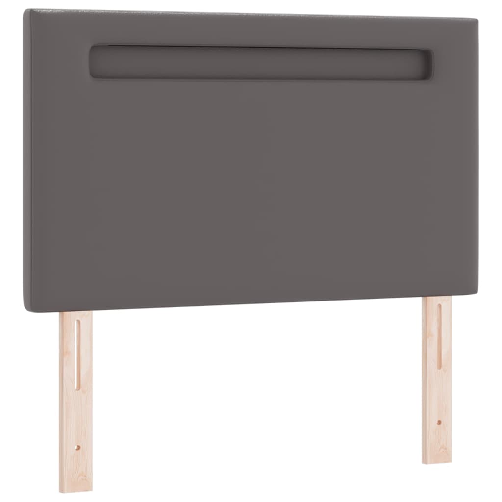 vidaXL Letto a molle con materasso Grigio e Bianco 90 x 190 cm