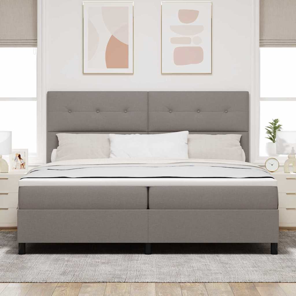 Letto a molle con materasso Talpa 200 x 200 cm Tessuto 3339417