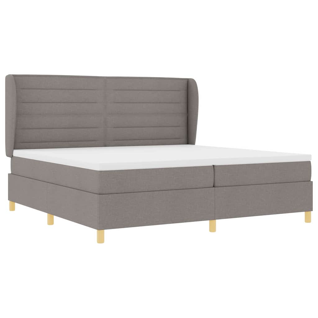 Letto con molle e materasso Grigio Scuro 90x190 cm Tessuto 3340715