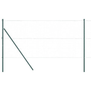 Palo della recinzione 52 pcs Verde 3.2 x 3.2 x 200 cm Acciaio 3350124