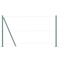 Palo della recinzione Altro 26 pcs Argento 3.2 x 3.2 x 68.5 cm 3350227