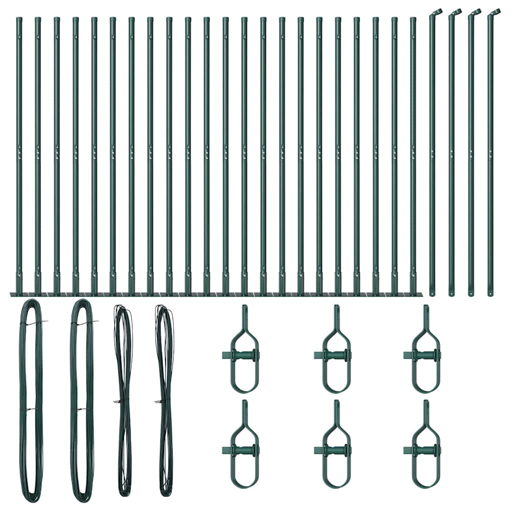 Palo della recinzione Altro 26 pcs Argento 3.2 x 3.2 x 83.5 cm 3350231