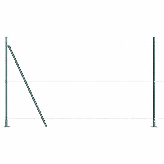 Palo della recinzione Altro 26 pcs Argento 3.2 x 3.2 x 88.5 cm 3350233