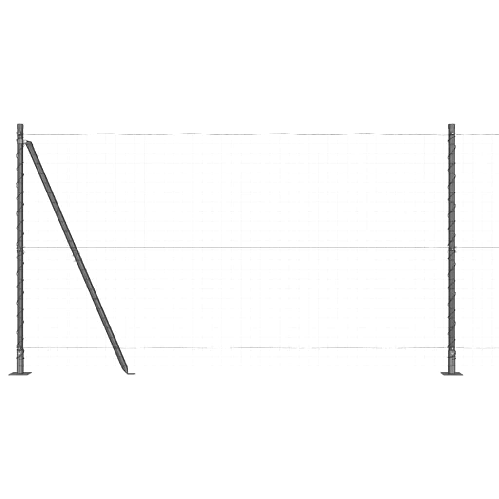 Palo della recinzione Altro 26 pcs Argento 3.2 x 3.2 x 68.5 cm 3350245