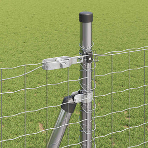 Palo della recinzione 26 pcs Argento 3.2 x 3.2 x 88.5 cm 3350269